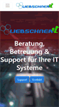 Mobile Screenshot of liebschner-it.de